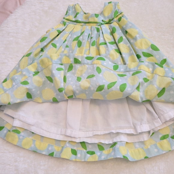 Baby Boden Summer Lemon Dress and Bloomers | 0-3M - Picture 5 of 7